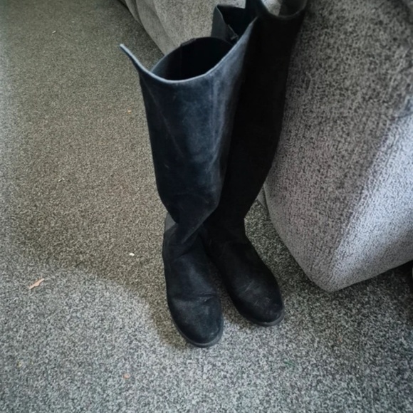 Boohoo Shoes - Boohoo Midnight Black Over the Knee Boots